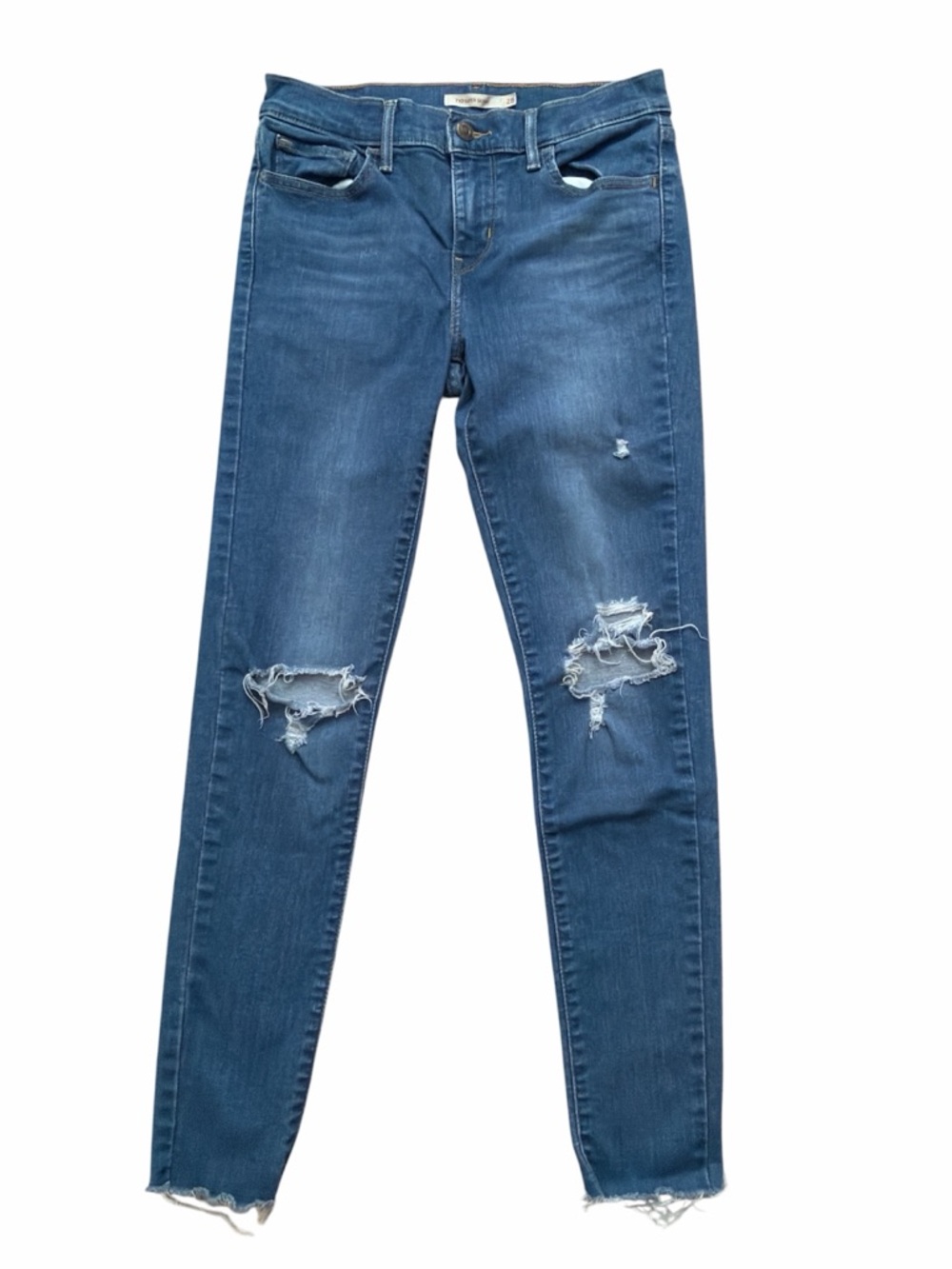 Juniors - Levi 710 super skinny distressed jeans